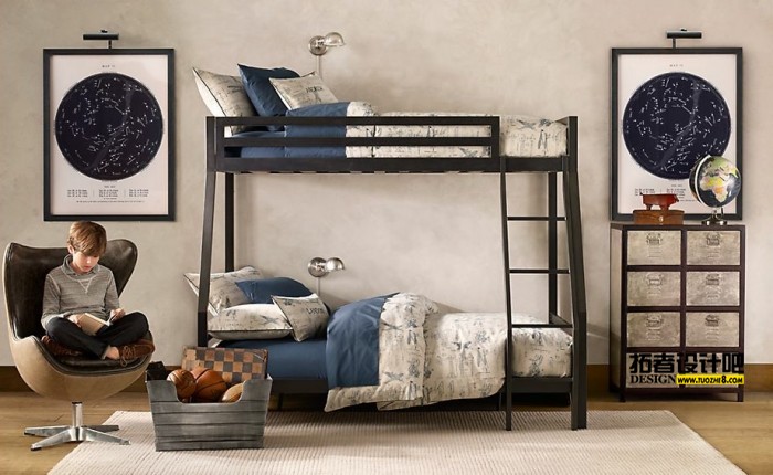 double-bunk-bed-boys-room-with-educational-influence-700x430.jpeg