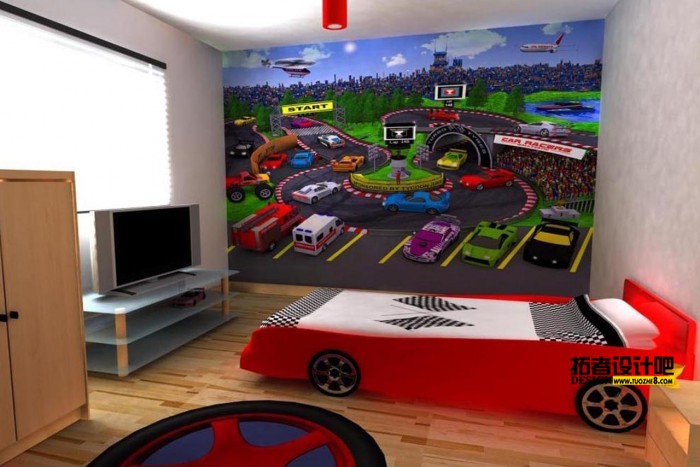 race-car-themed-feature-wall-boys-room-700x467.jpeg