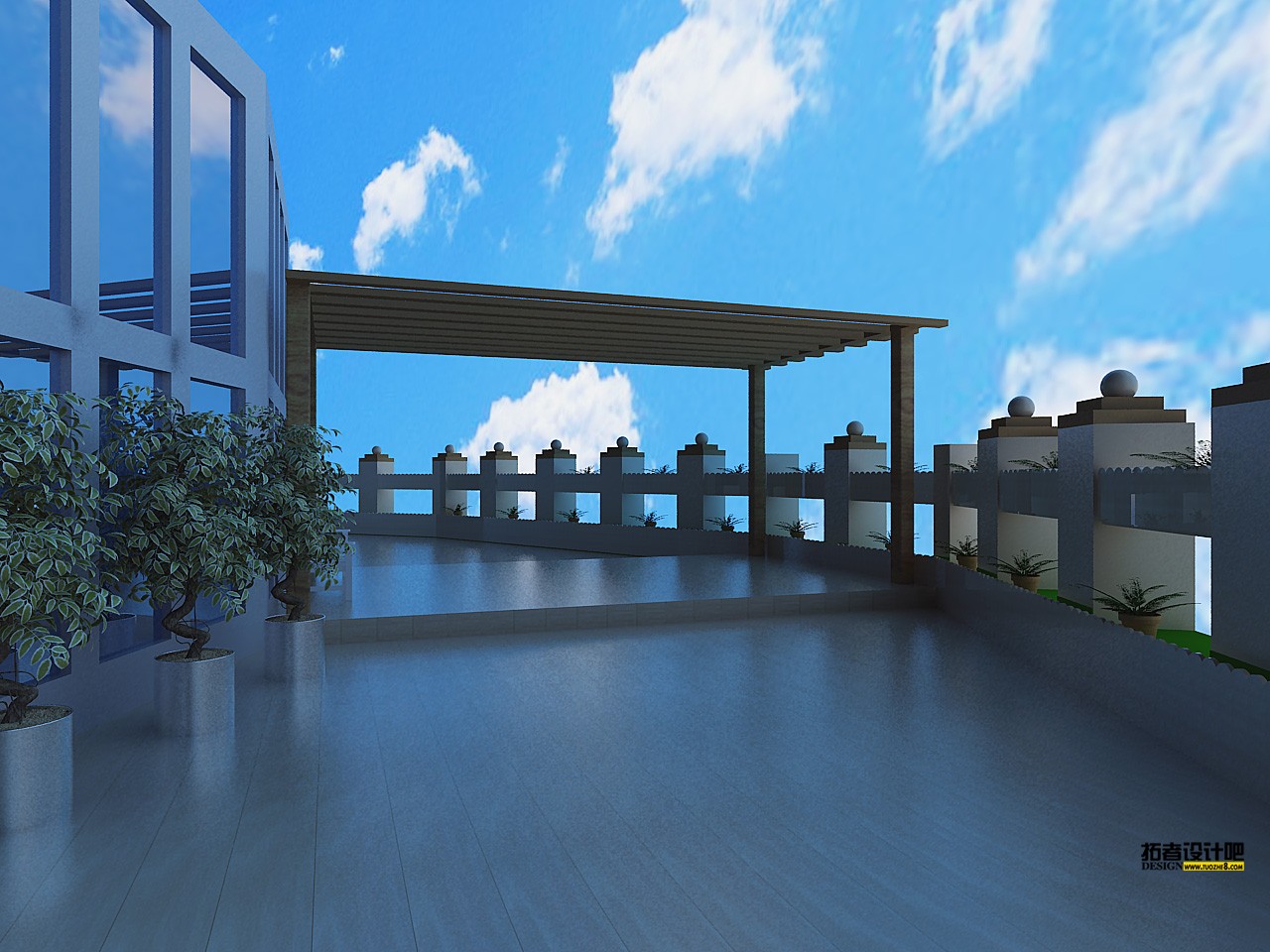 一张粗糙的天台外景2009版的