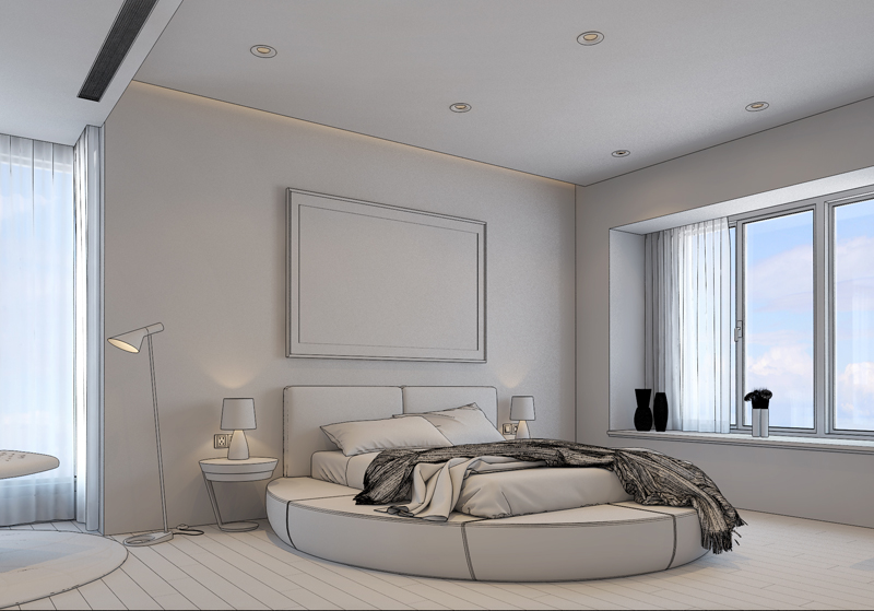 尚艺空间-喜悦城-室内设计-拓者设计吧