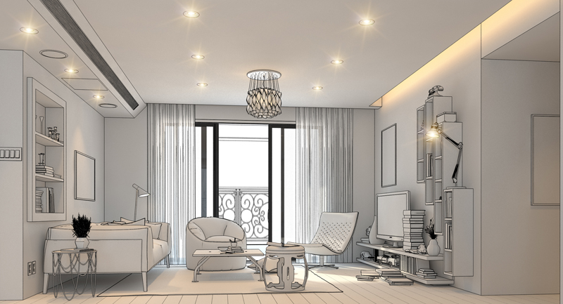 尚艺空间-喜悦城-室内设计-拓者设计吧