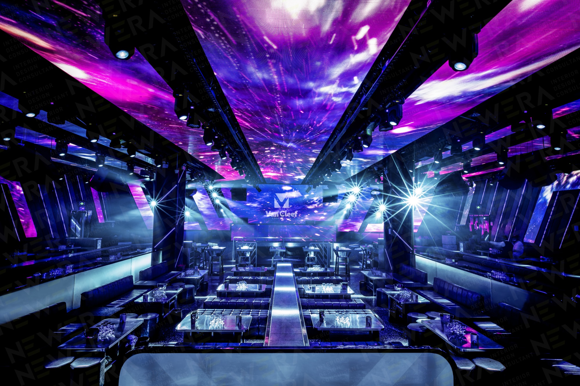 新冶组设计新作 | 梵克酒吧的新生:闽西首家赛博朋克主题精品派对空间