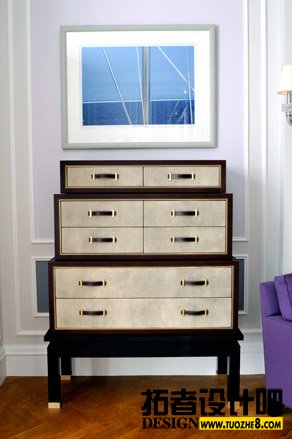 Chest of drawers in the Diane von Furstenberg Piano Suite master bedroom.jpg